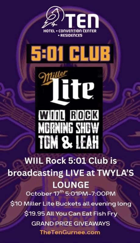 WIIL Rock 5:01 Club Broadcast at Twylas Lounge